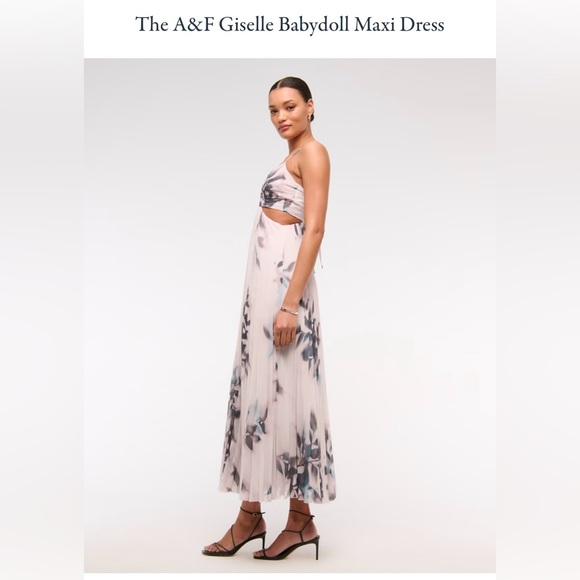 Abercrombie & Fitch Giselle Babydoll Floral Maxi Dress - Picture 4 of 12